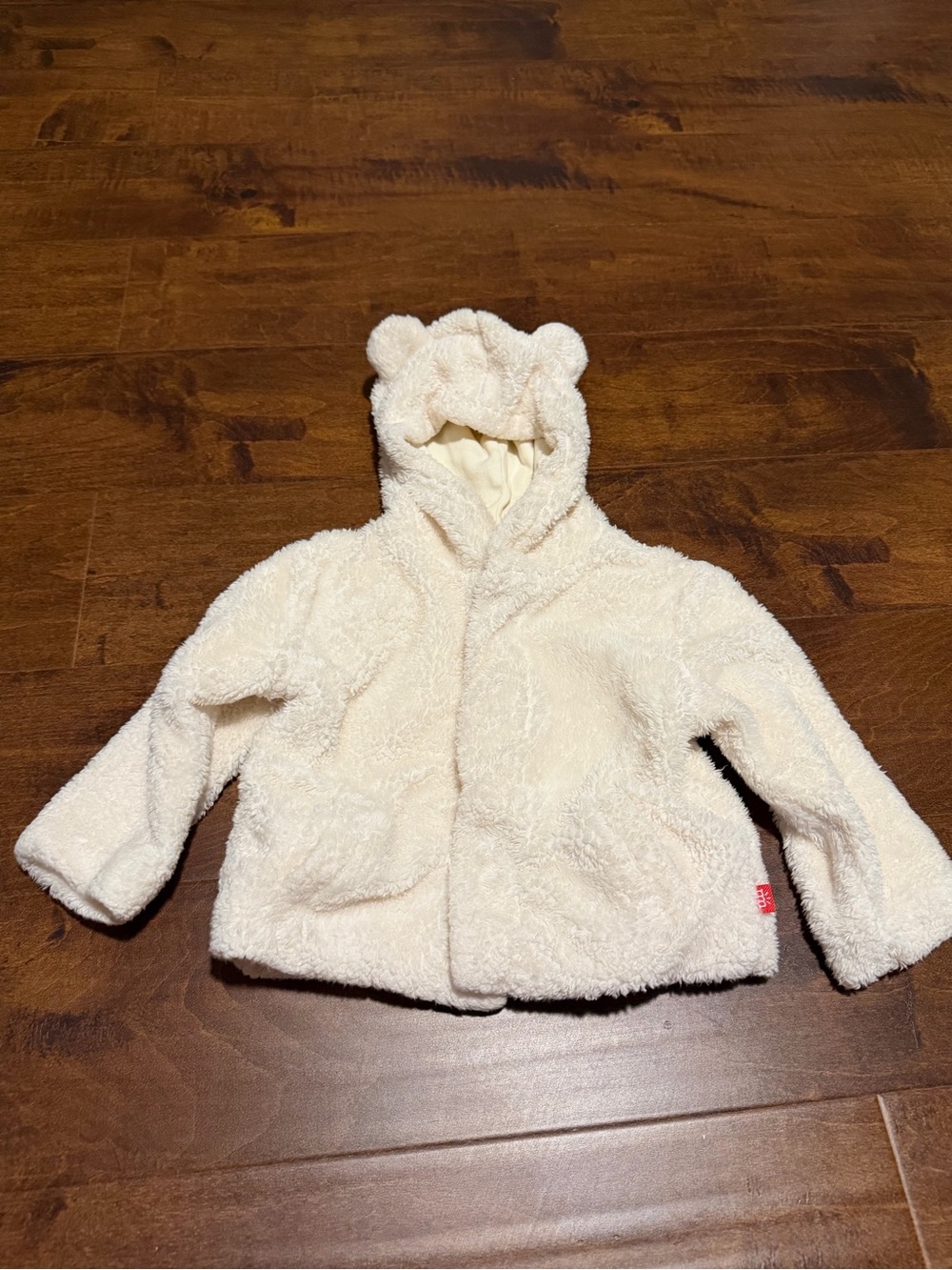 Magnetic me Cream Teddy Bear Hooded coat